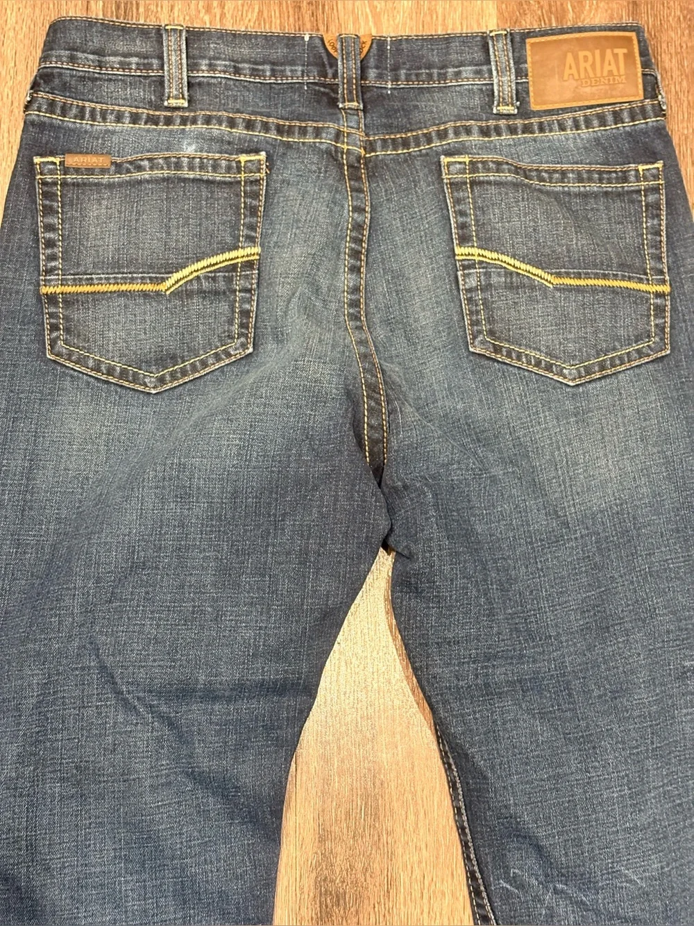 ARIAT MEN'S M7 ROCKER SUMMIT SLIM STRAIGHT STRETCH DENIM JEANS Size 36/34